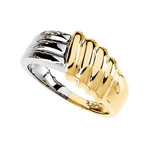 14k White Gold Fashion Ring, Size 6 14k White Gold Fashion Ring, Size 6