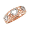 Diamond Heart Fashion Ring in Sterling Silver ( Size 6 ) Diamond Heart Fashion Ring in Sterling Silver ( Size 6 )