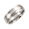 Dura Cobalt Wedding Band Ring with Grooves (Size 11.5 ) Dura Cobalt Wedding Band Ring with Grooves (Size 11.5 )
