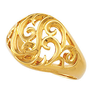 14k White Gold Filigree Ring, Size 6 14k White Gold Filigree Ring, Size 6
