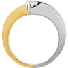14K White & Yellow Gold Fashion Ring, Size 6 14K White & Yellow Gold Fashion Ring, Size 6