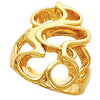 Metal Fashion Ring in 14k Yellow Gold ( Size 6 ) Metal Fashion Ring in 14k Yellow Gold ( Size 6 )