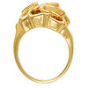 14k Yellow Gold Freeform Ring, Size 6 14k Yellow Gold Freeform Ring, Size 6