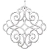 1/10 CTTW Diamond Pendant in Sterling Silver 1/10 CTTW Diamond Pendant in Sterling Silver