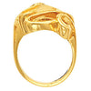 14k Yellow Gold Freeform Ring, Size 6 14k Yellow Gold Freeform Ring, Size 6