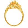 14k Yellow Gold Freeform Ring, Size 6 14k Yellow Gold Freeform Ring, Size 6
