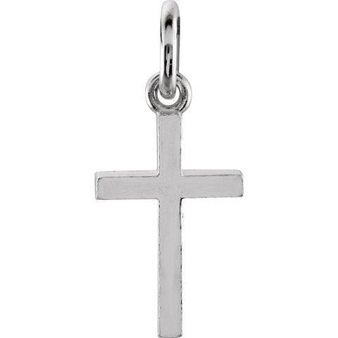 Sterling Silver Cross Charm with Jump Ring Sterling Silver Cross Charm with Jump Ring