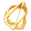Metal Fashion Ring in 14k Yellow Gold ( Size 6 ) Metal Fashion Ring in 14k Yellow Gold ( Size 6 )