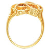 14k Yellow Gold Freeform Ring, Size 6 14k Yellow Gold Freeform Ring, Size 6