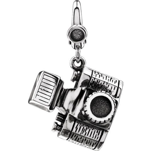 Sterling Silver Camera Charm Sterling Silver Camera Charm