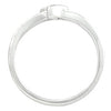 14k White Gold Heart Ring, Size 7 14k White Gold Heart Ring, Size 7