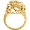 14k Yellow Gold Freeform Ring, Size 6 14k Yellow Gold Freeform Ring, Size 6