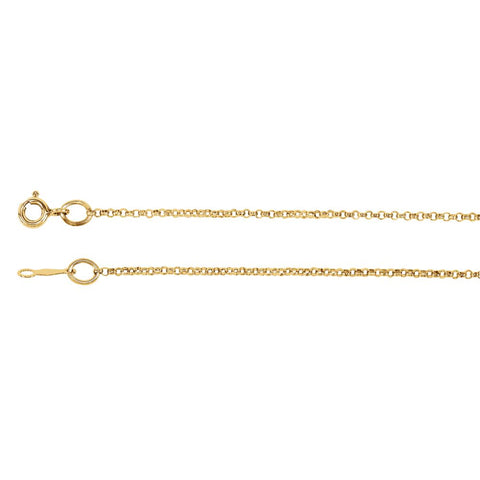 14k Yellow Gold 1.5mm Solid Rolo 30" Chain 14k Yellow Gold 1.5mm Solid Rolo 30" Chain