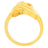 14k Yellow Gold Freeform Ring, Size 7 14k Yellow Gold Freeform Ring, Size 7