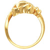 14k Yellow Gold Freeform Ring, Size 6 14k Yellow Gold Freeform Ring, Size 6