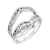 Ring Guard for Bridal Engagement Ring in 14K White Gold ( Size 6 ) Ring Guard for Bridal Engagement Ring in 14K White Gold ( Size 6 )