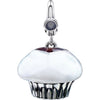 19.00x17.00 mm Cupcake Charm in Sterling Silver 19.00x17.00 mm Cupcake Charm in Sterling Silver