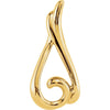 Metal Fashion Pendant in 14k Yellow Gold Metal Fashion Pendant in 14k Yellow Gold