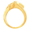 14k Yellow Gold Freeform Ring , Size 6 14k Yellow Gold Freeform Ring , Size 6