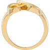 14k Yellow Gold Freeform Ring, Size 7 14k Yellow Gold Freeform Ring, Size 7
