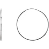 14K White Gold 24mm Endless Hoop Earrings 14K White Gold 24mm Endless Hoop Earrings