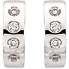 14k White Gold & Rhodium Plated 1/3 CTW Diamond Earrings 14k White Gold & Rhodium Plated 1/3 CTW Diamond Earrings
