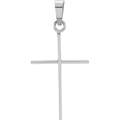 14k White Gold 21x14mm Cross Pendant 14k White Gold 21x14mm Cross Pendant