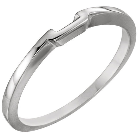 14k White Gold 2mm Band for Solitaire Mounting Series #15720043 and #15720095 14k White Gold 2mm Band for Solitaire Mounting Series #15720043 and #15720095
