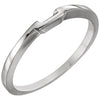 2mm Band for Matching Solitaire Mounting in 14K White Gold (Size 6) 2mm Band for Matching Solitaire Mounting in 14K White Gold (Size 6)