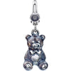 17.00x10.00 mm Teddy Bear Charm in Sterling Silver 17.00x10.00 mm Teddy Bear Charm in Sterling Silver