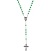 Green Jade Rosary in Sterling Silver Green Jade Rosary in Sterling Silver
