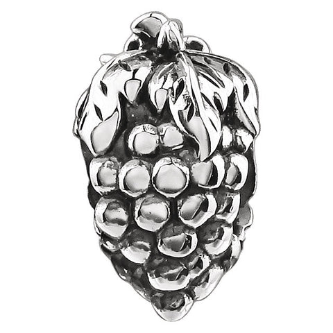 Sterling Silver 13.05x7.05mm Grape Bead Sterling Silver 13.05x7.05mm Grape Bead