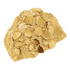 Men's Nugget Ring in 14k Yellow Gold ( Size 6 ) Men's Nugget Ring in 14k Yellow Gold ( Size 6 )