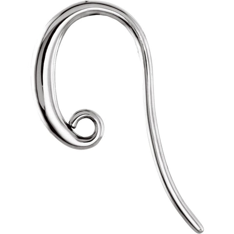 Sterling Silver French Ear Wire with Ring Sterling Silver French Ear Wire with Ring