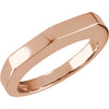 Metal Fashion Stackable Ring in 14k Rose Gold ( Size 6 ) Metal Fashion Stackable Ring in 14k Rose Gold ( Size 6 )