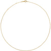 Yellow Gold Filled 1mm Solid Cable 30" Chain Yellow Gold Filled 1mm Solid Cable 30" Chain