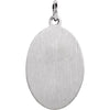 Sterling Silver 21x13.5mm Oval St. Jude Thaddeus Medal Sterling Silver 21x13.5mm Oval St. Jude Thaddeus Medal