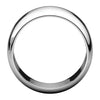 Sterling Silver 10mm Half Round Band, Size 6