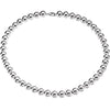 Sterling Silver 10mm Bead 18" Chain Sterling Silver 10mm Bead 18" Chain