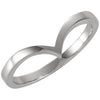 14k White Gold "V" Ring, Size 6 14k White Gold "V" Ring, Size 6