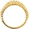 14K Yellow & White Fashion Ring , Size 6 14K Yellow & White Fashion Ring , Size 6