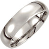 Dura Cobalt Slighlty Domed Wedding Band Ring (Size 8.5 )
