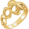 Metal Fashion Ring in 14k Yellow Gold ( Size 6 ) Metal Fashion Ring in 14k Yellow Gold ( Size 6 )