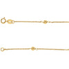 Kid's Gold Bead Station Bracelet in 14k Yellow Gold ( 6.00-Inch ) Kid's Gold Bead Station Bracelet in 14k Yellow Gold ( 6.00-Inch )