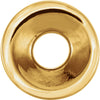 14k Yellow Gold 9mm Plain Roundel 14k Yellow Gold 9mm Plain Roundel