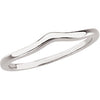 Band for 1 1/2 ct. Round Center En in 14k White Gold (Size 6 ) Band for 1 1/2 ct. Round Center En in 14k White Gold (Size 6 )