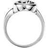14k White Gold Fashion Ring , Size 6 14k White Gold Fashion Ring , Size 6