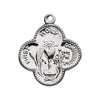 Sterling Silver 17.75mm First Holy Communion Medal