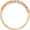 14k Rose Gold 1/6 CTW Diamond Anniversary Band Size 7 14k Rose Gold 1/6 CTW Diamond Anniversary Band Size 7