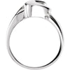 14k White Gold Fashion Ring, Size 6 14k White Gold Fashion Ring, Size 6